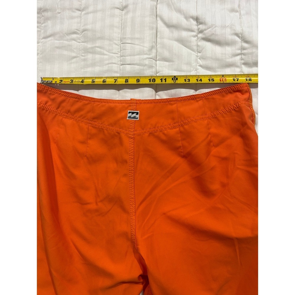 Billabong Orange Swim Trunks Board Shorts Cargo Pocket Size 36 (610) - Picture 9 of 10